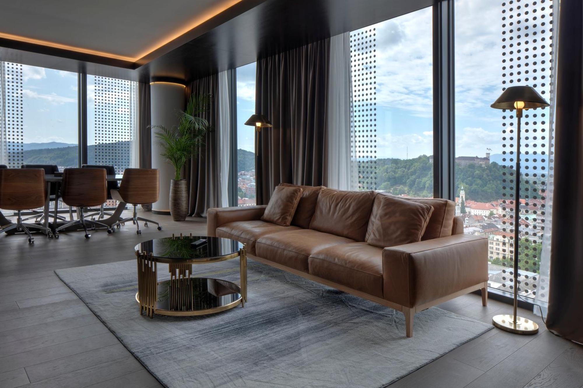 Grand Plaza Hotel & Congress Center Lubiana Esterno foto 3D interior visualization